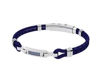 Bracelet Rosso Amante Man in Steel Spinello UBR673GR